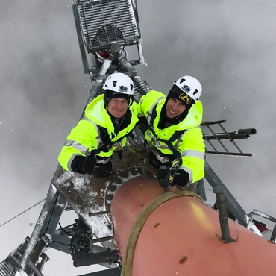 Carr Climbs 2,000 Ft. Tower